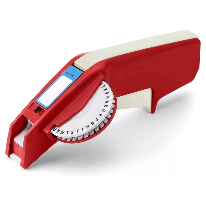 Label Maker - เครื่องทำฉลากแบบกดลายนูนด้วยมือ VEHO-DIY, เครื่องมือทำฉลากแบบพกพา, เครื่องมือเขียนตัวอักษร, เครื่องทำฉลากแบบกดลายนูน M1610