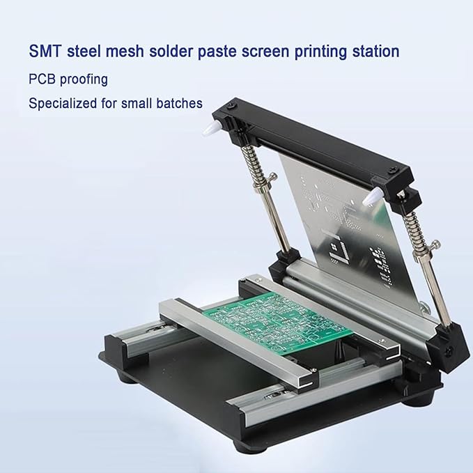 Commercial Book Printing Machines - เครื่องพิมพ์ลายฉลุ SMT ขนาด 10*10 ซม. แบบแมนนวล