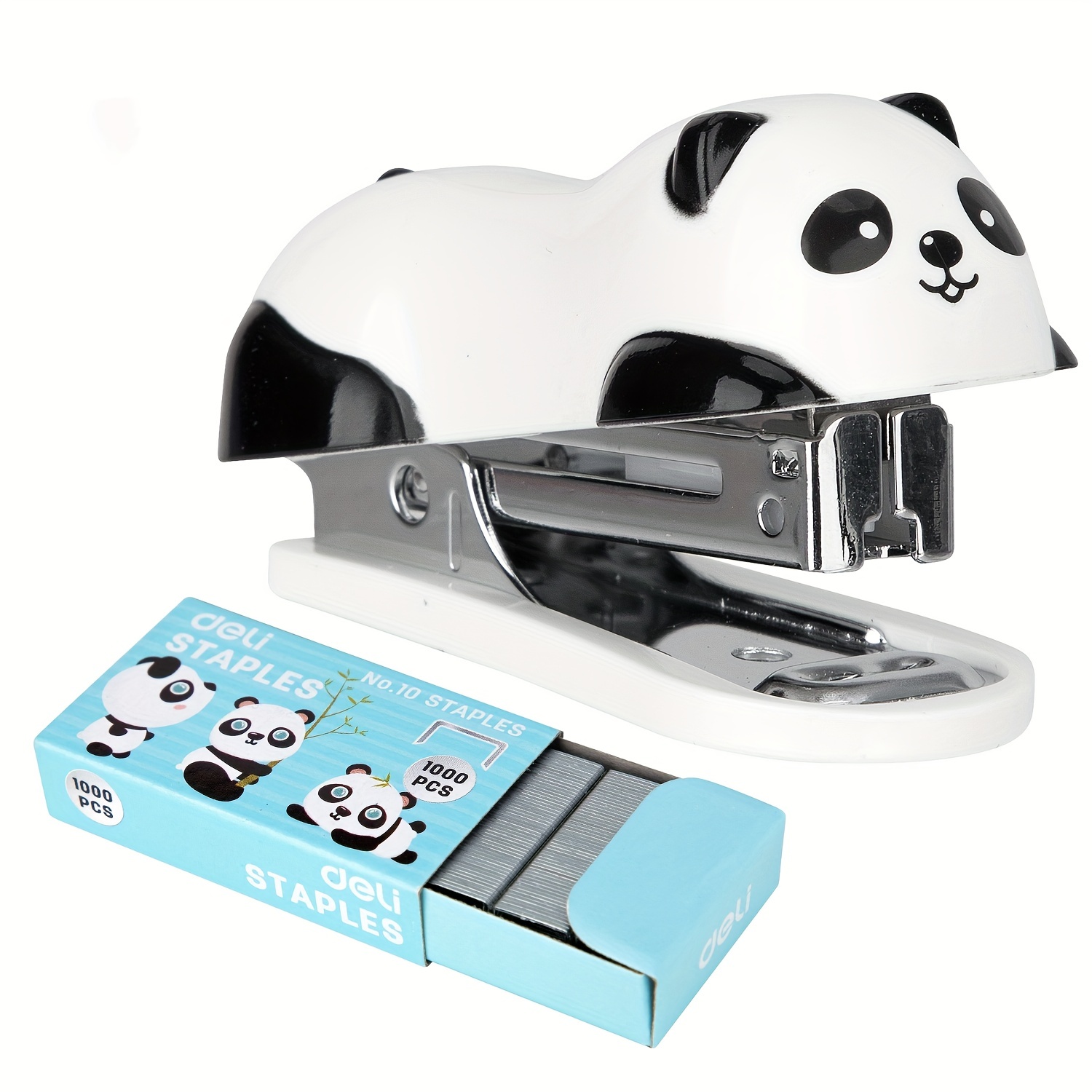 Stapler Heavy Duty - DELI การ์ตูน Mini Stapler ชุดเครื่องเย็บ 1000