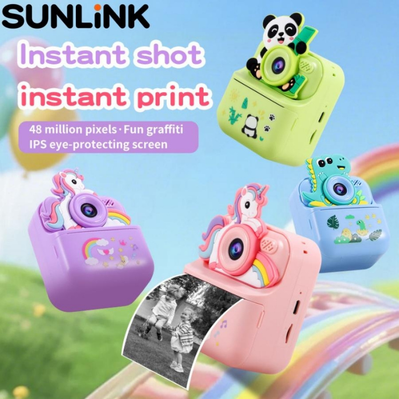 กล้องถ่ายรูปเด็กแบบพกพา 1 ชิ้น - Photo Printer บทวิจารณ์และราคา