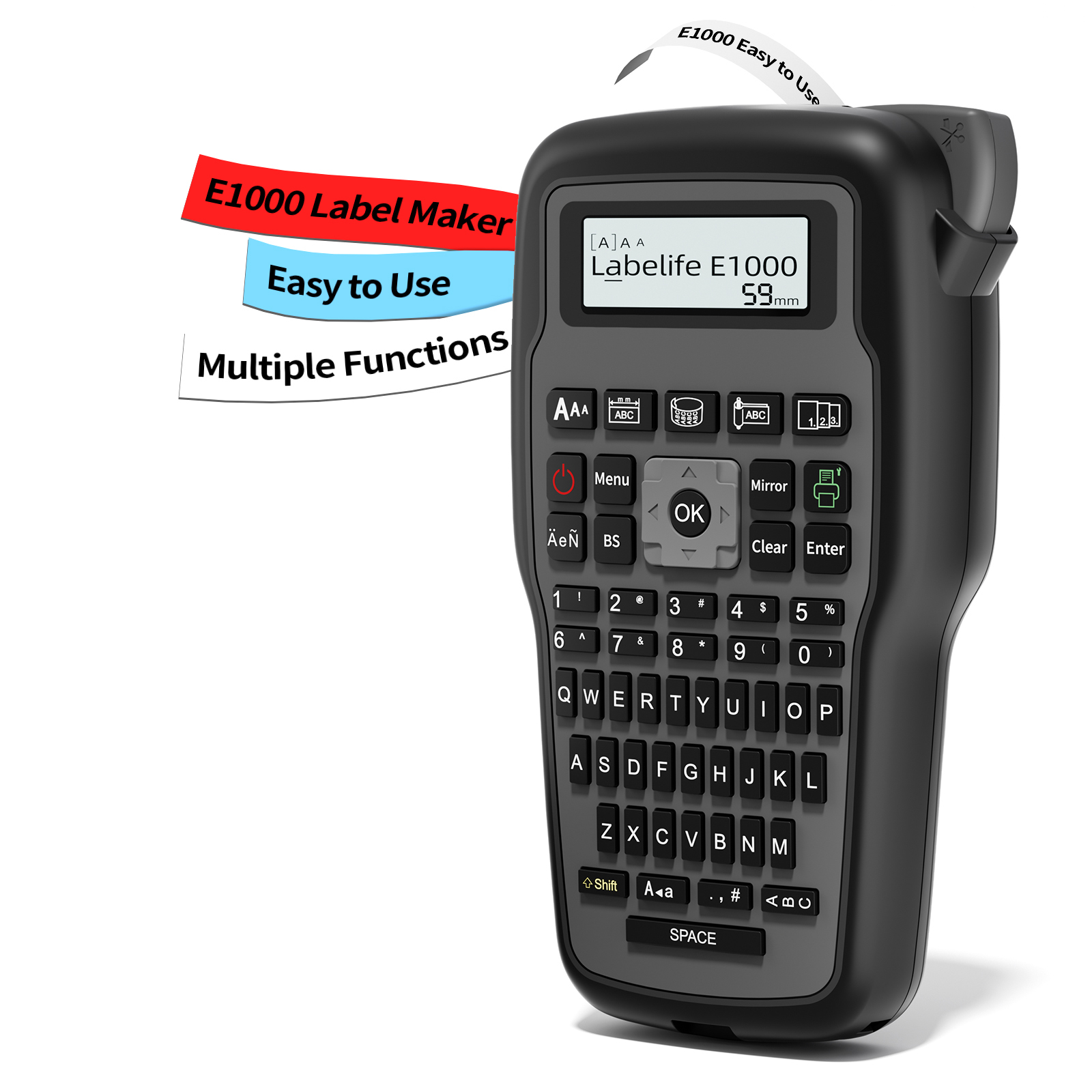 เครื่องพิมพ์ฉลากอุตสาหกรรม E10 - Label Maker บทวิจารณ์และราคา