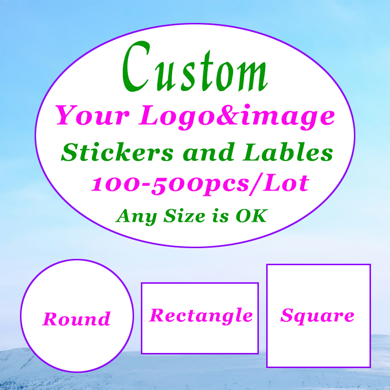 500-100 ชิ้นสติกเกอร์ที่กําหนด - Label Maker บทวิจารณ์และราคา