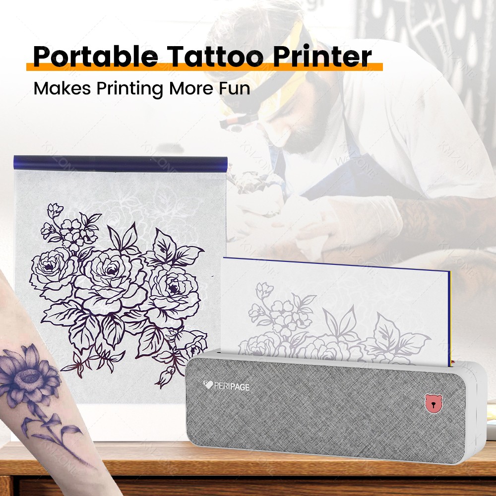 Peripage A4 แบบพกพาเครื่องพิมพ - Commercial Book Printing Machines บทวิจารณ์และราคา