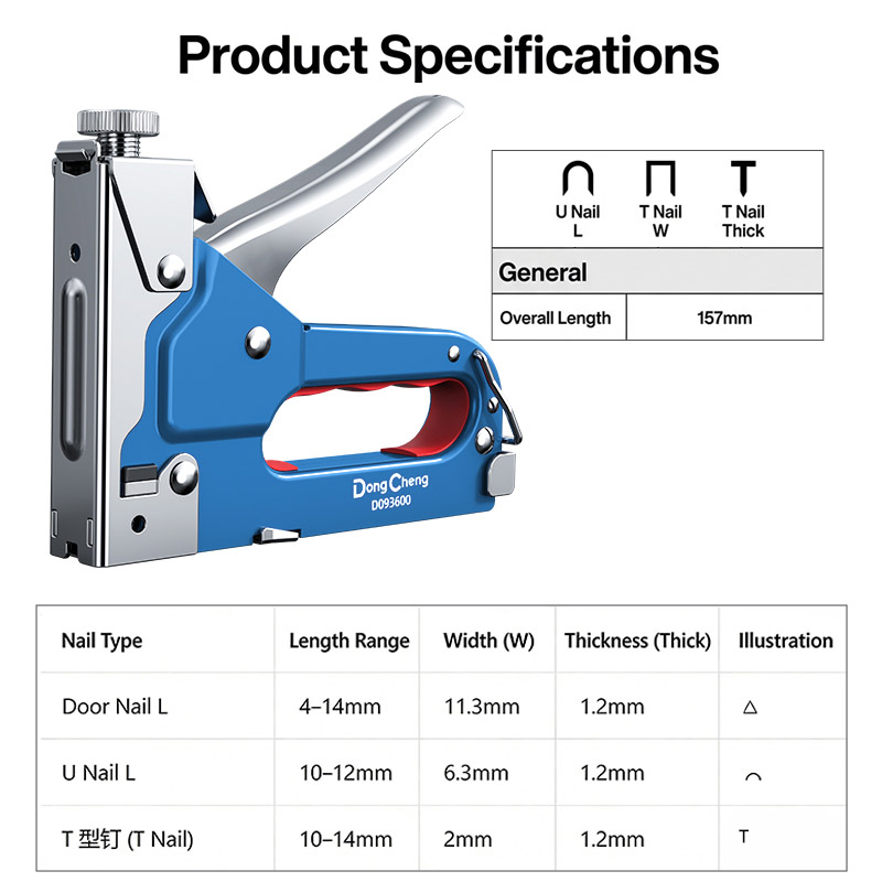 ปืนยิงตะปู 3-in-1 เหล็กกล้าคาร - Stapler Heavy Duty บทวิจารณ์และราคา