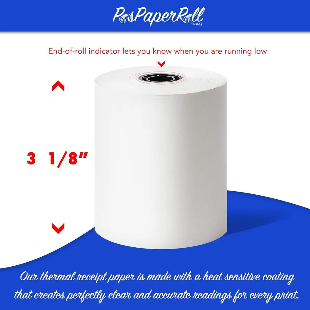 ม้วนกระดาษความร้อนขนาด 3 1/8 x - Printer Paper บทวิจารณ์และราคา