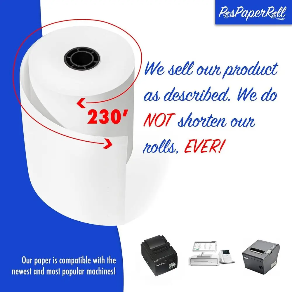 ม้วนกระดาษความร้อนขนาด 3 1/8 x - Printer Paper บทวิจารณ์และราคา